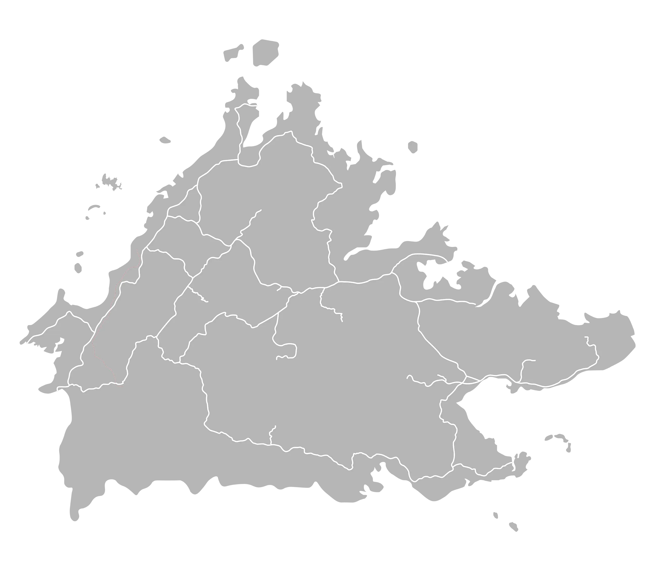 Map of Borneo