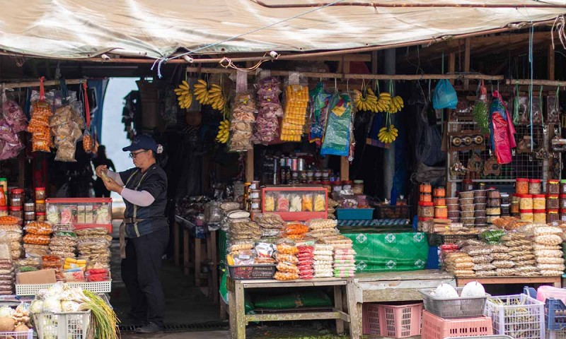 Local Market Scene