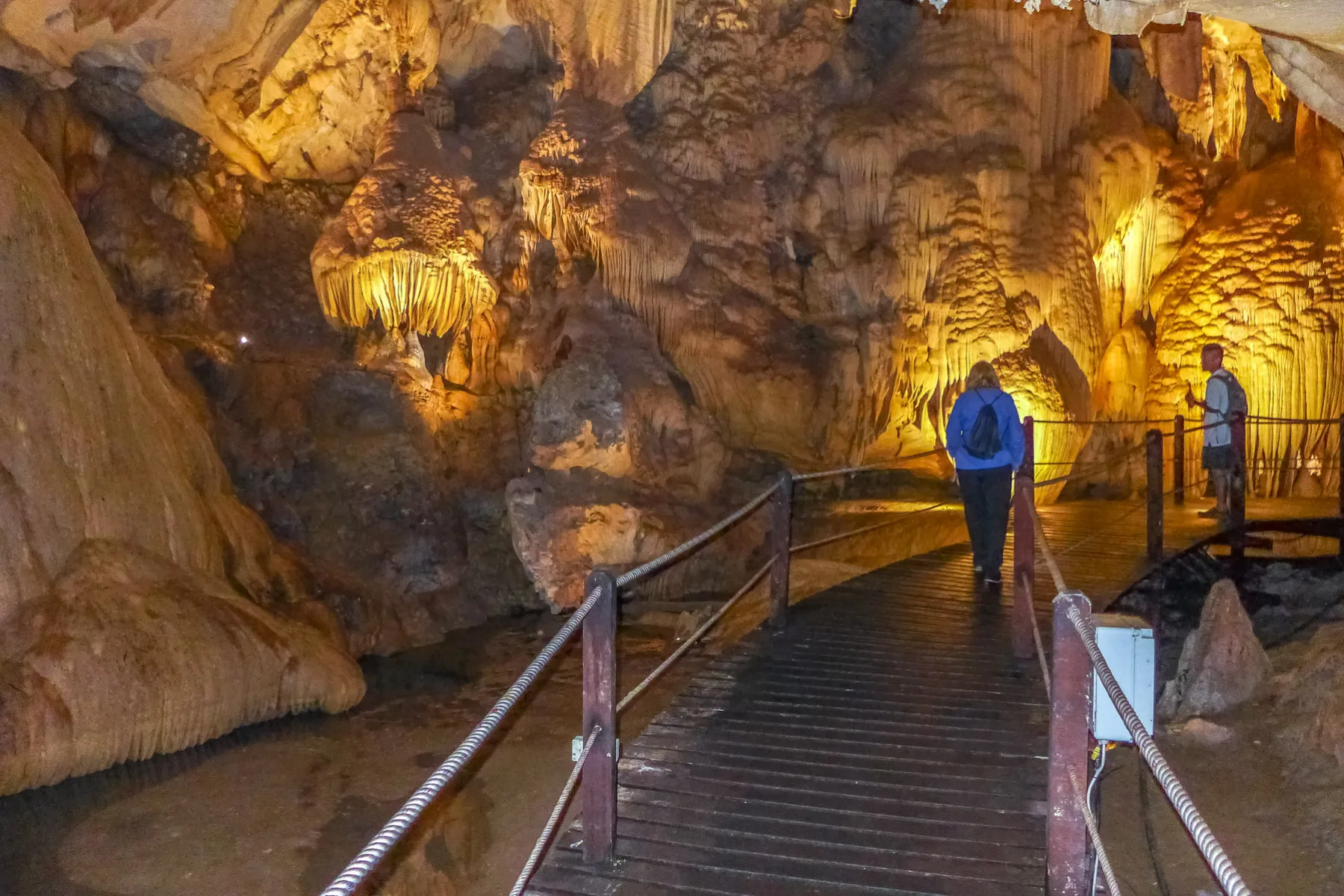 Inside Lang's caves