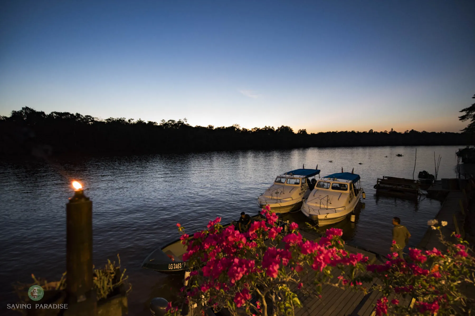 Melapi Restaurant at dusk