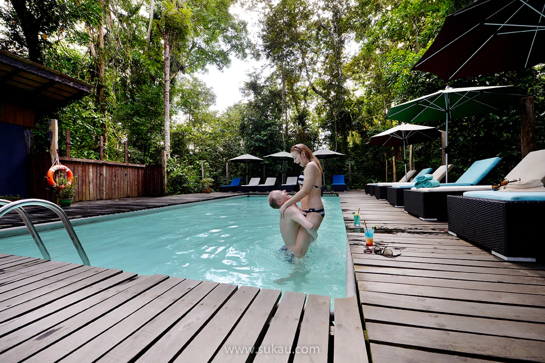 Dip Pool 2 at Sukau Rainforest Lodge