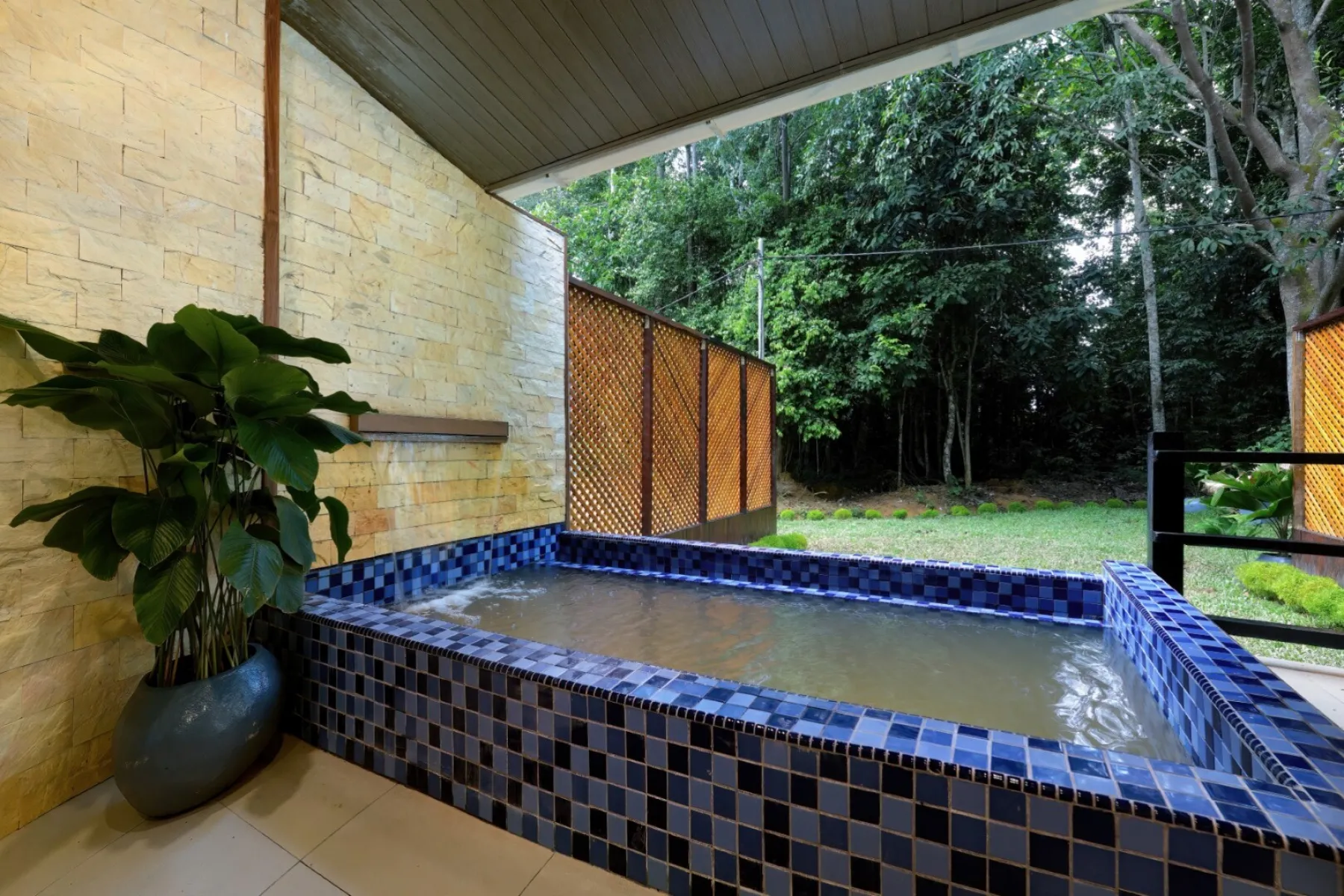 Dip pools in villa