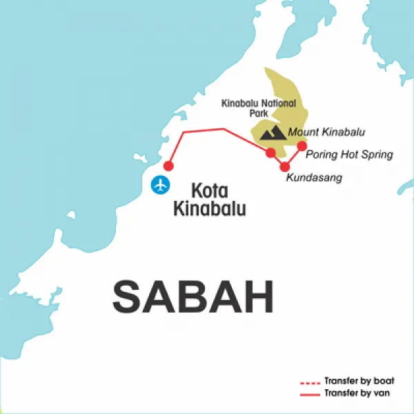 Kinabalu Park and Poring Hot Springs - Day 1